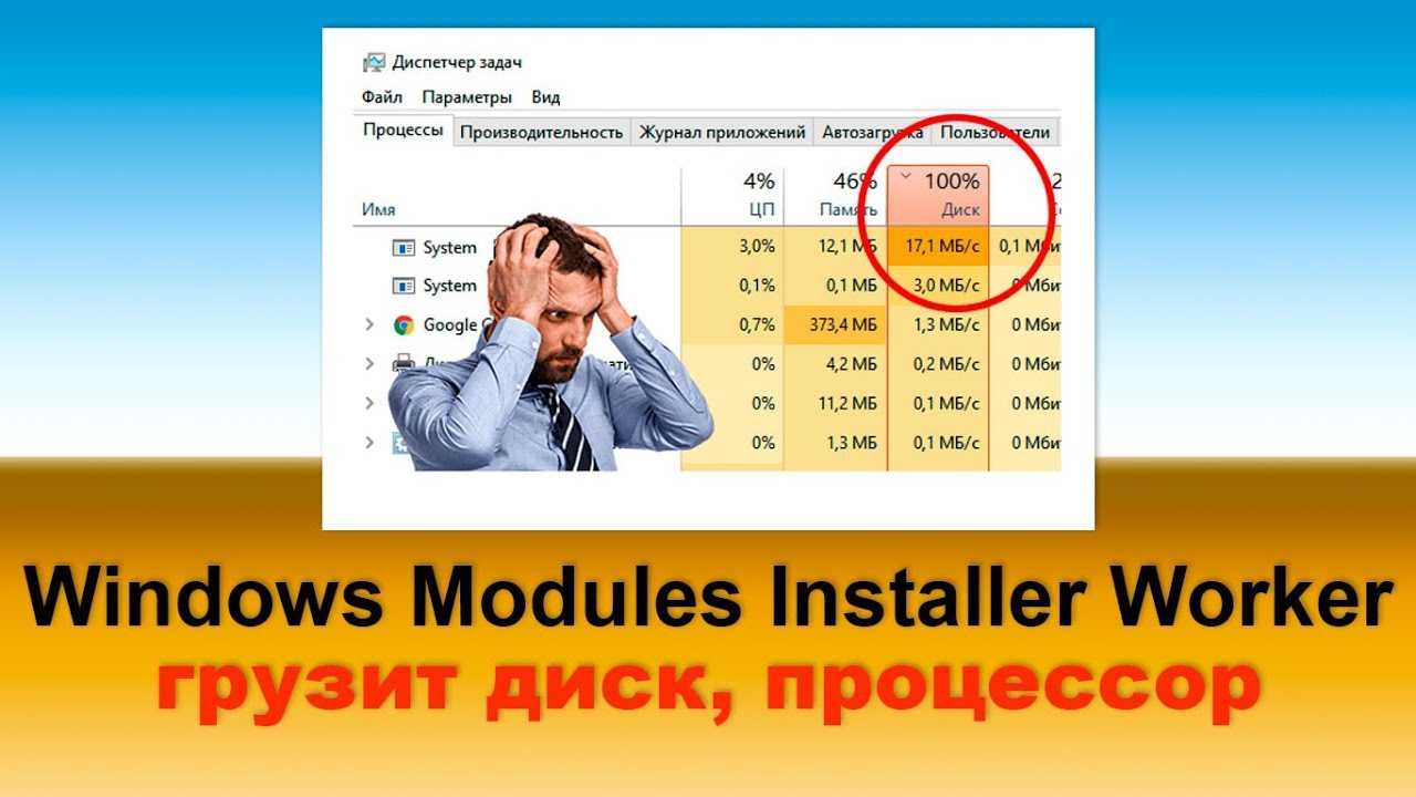 Что такое процесс windows modules installer worker