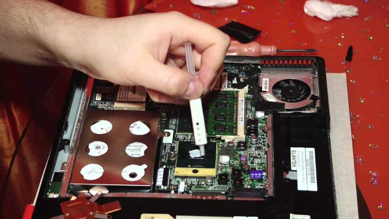 Замена термопасты на ноутбуке: как наносить на процессор lenovo, acer, asus, hp