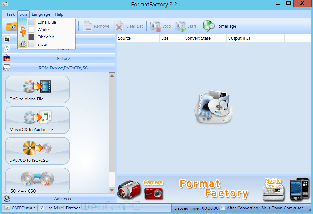 Формат фактори. конвертер форматов format factory 5.7.1.0 скачать бесплатно!