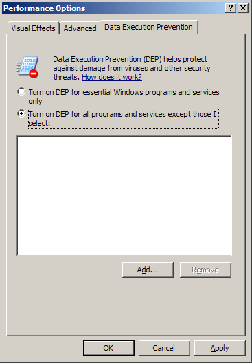 Как отключить dep в windows 10: 4 способа деактивации предотвращения выполнения данных