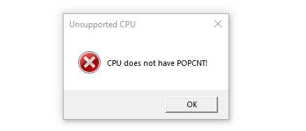 Cpu does not have popcnt в apex legends. исправляем ошибку