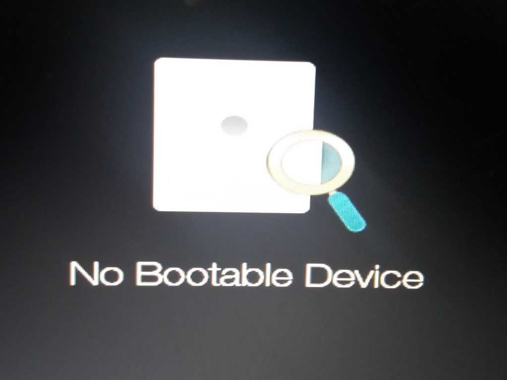 Как исправить ошибку «no bootable device» на ноутбуке