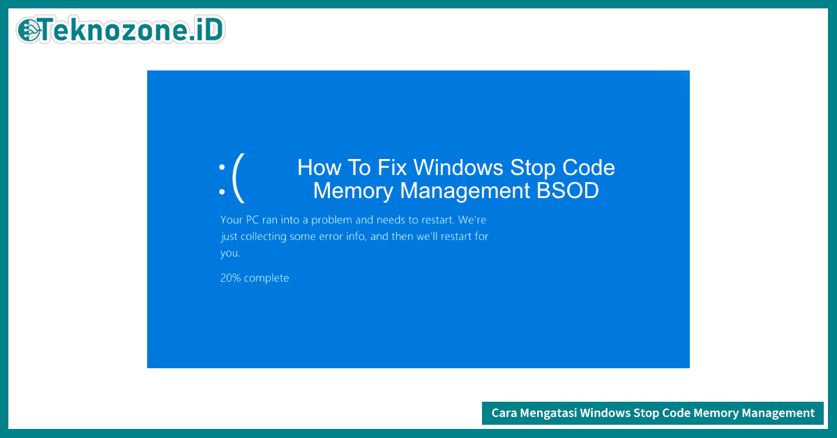 Memory management windows 10 ошибка: диагноз и лечение
