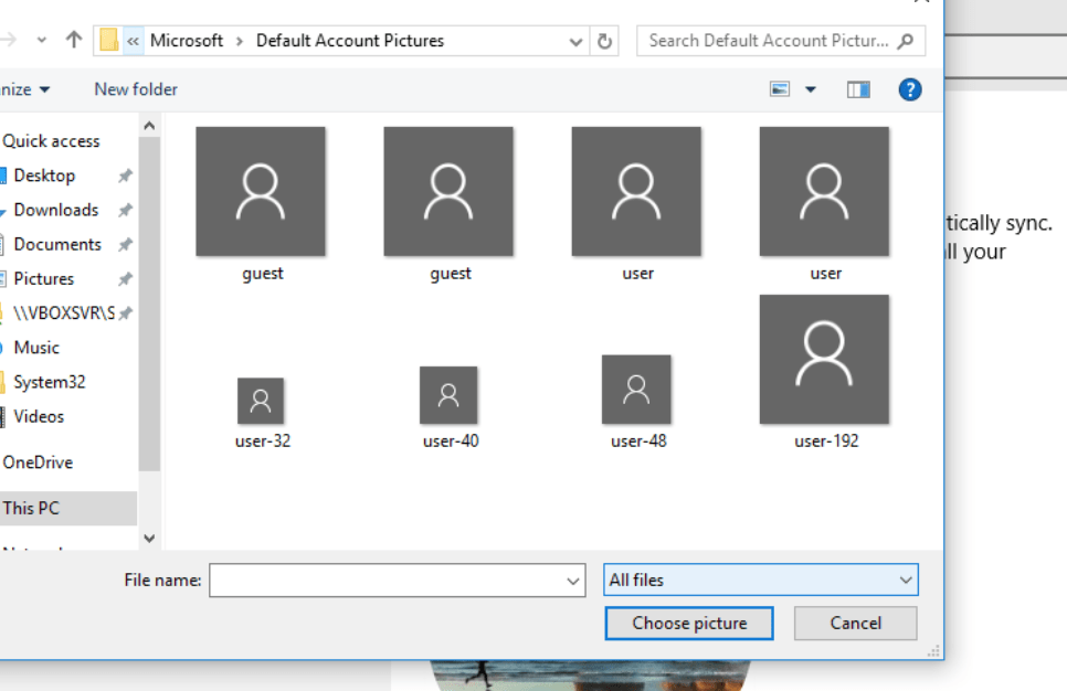 Как изменить аватар в windows 10