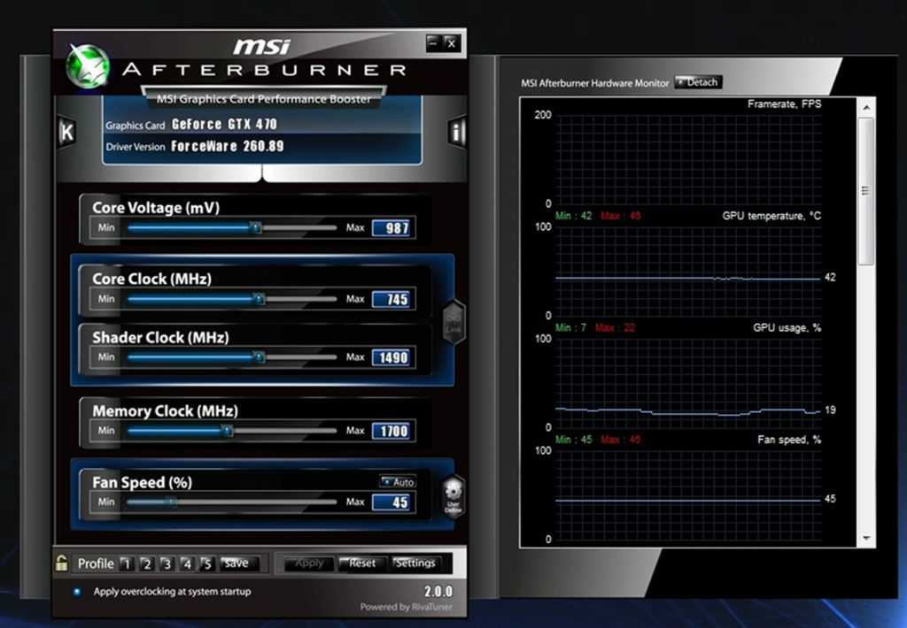 Как разогнать видеокарту через msi afterburner - windd.ru