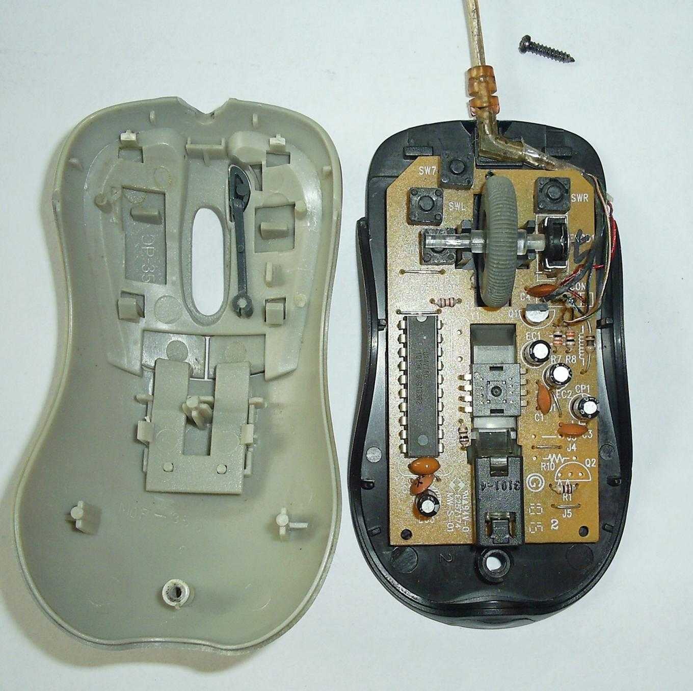 Как разобрать мышку без болтов проводную и беспроводную - инструкция