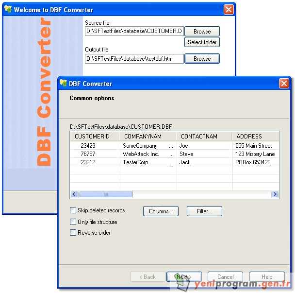 Cdbf -  вьювер (просмотрщик) и редактор файлов dbf формата | базы dbf | tools