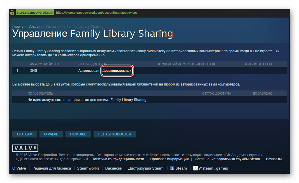 Игра в игры Steam всей семьей Разграничение доступа Включение и выключение возможности разграничения