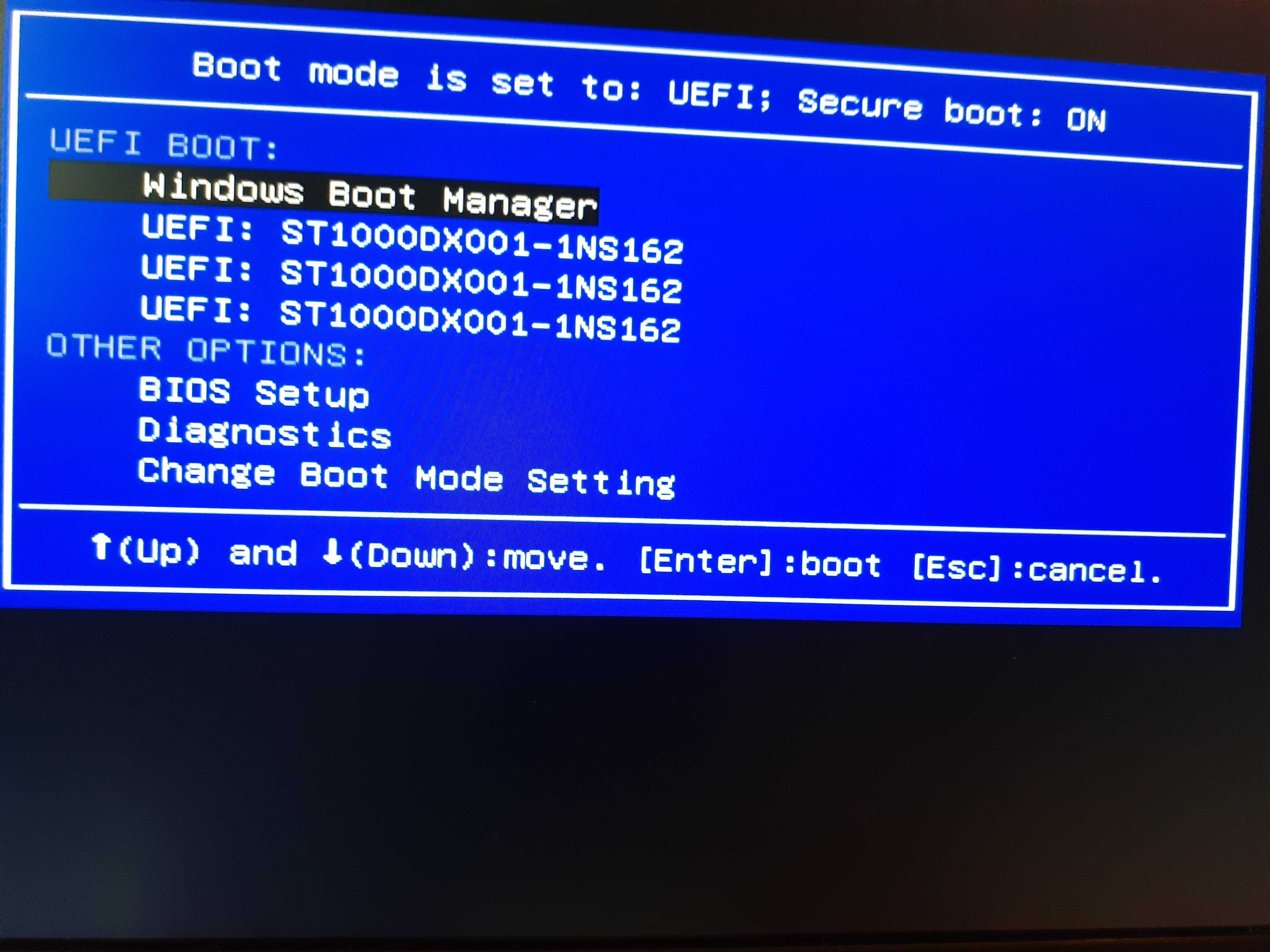 How to enable or disable secure boot