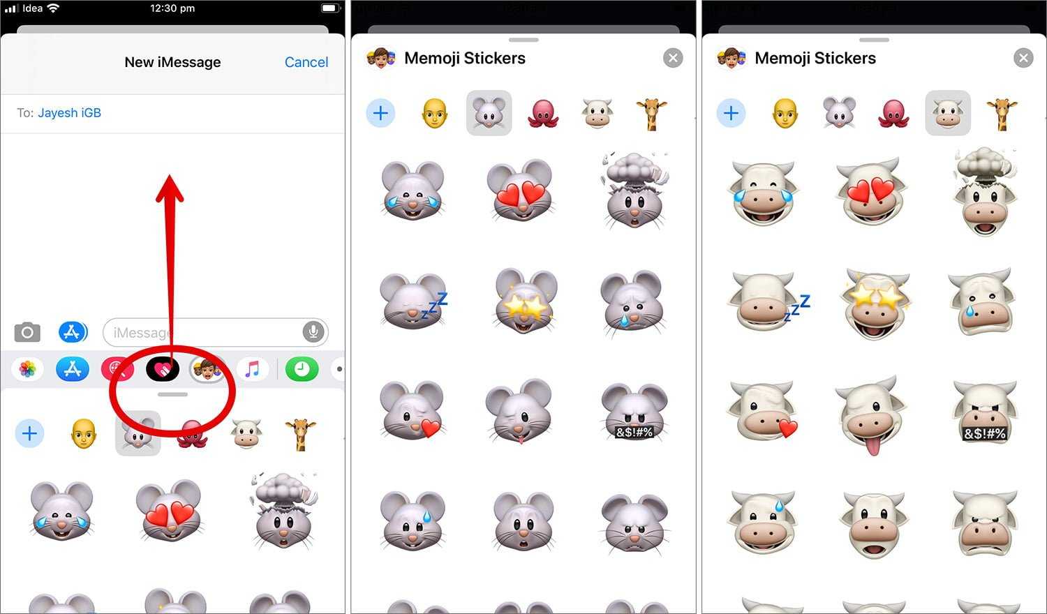 В последних версиях iOS встроена функция Memoji – анимированные персонажи для сообщений Они стали очень популярны у пользователей iPhone