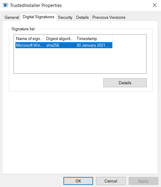 Процесс trustedinstaller нагружает компьютер с windows 7