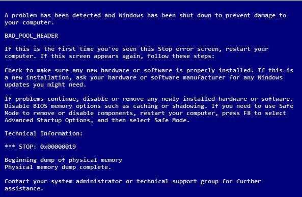 Ошибка bad system config info при загрузке windows 10 – как исправить?