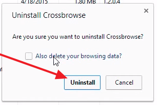 Как удалить crossbrowser с компьютера windows 7 навсегда