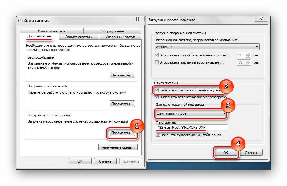 Как открыть файл дампа памяти windows 10. использование дампа памяти для диагностики сбоев