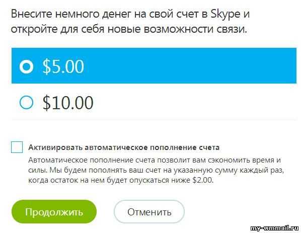 Как оплатить скайп банковской картой через интернет